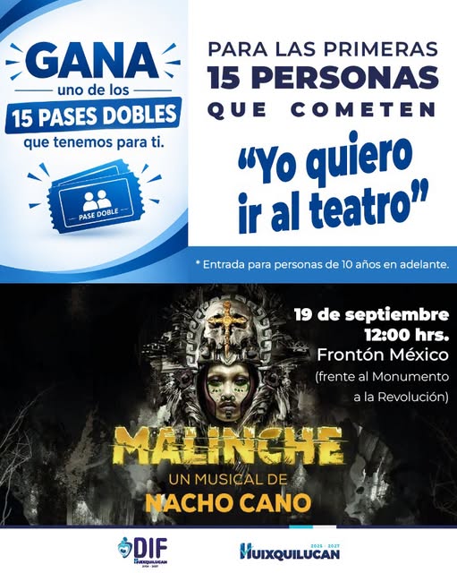 Función de Malinche, el Musical en Frontón México