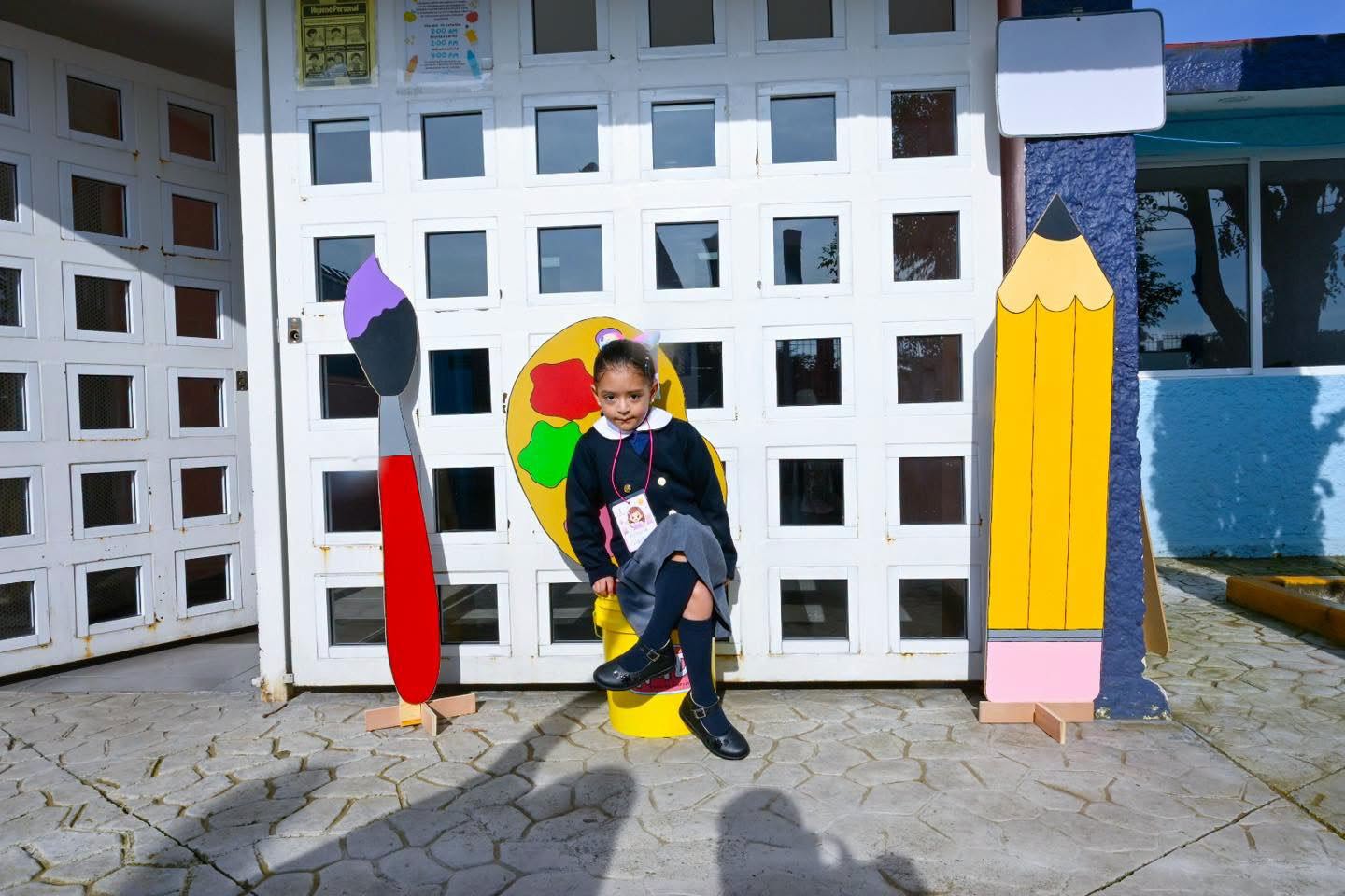 Inicio del ciclo escolar en el Jardín de Niños Santa Renata