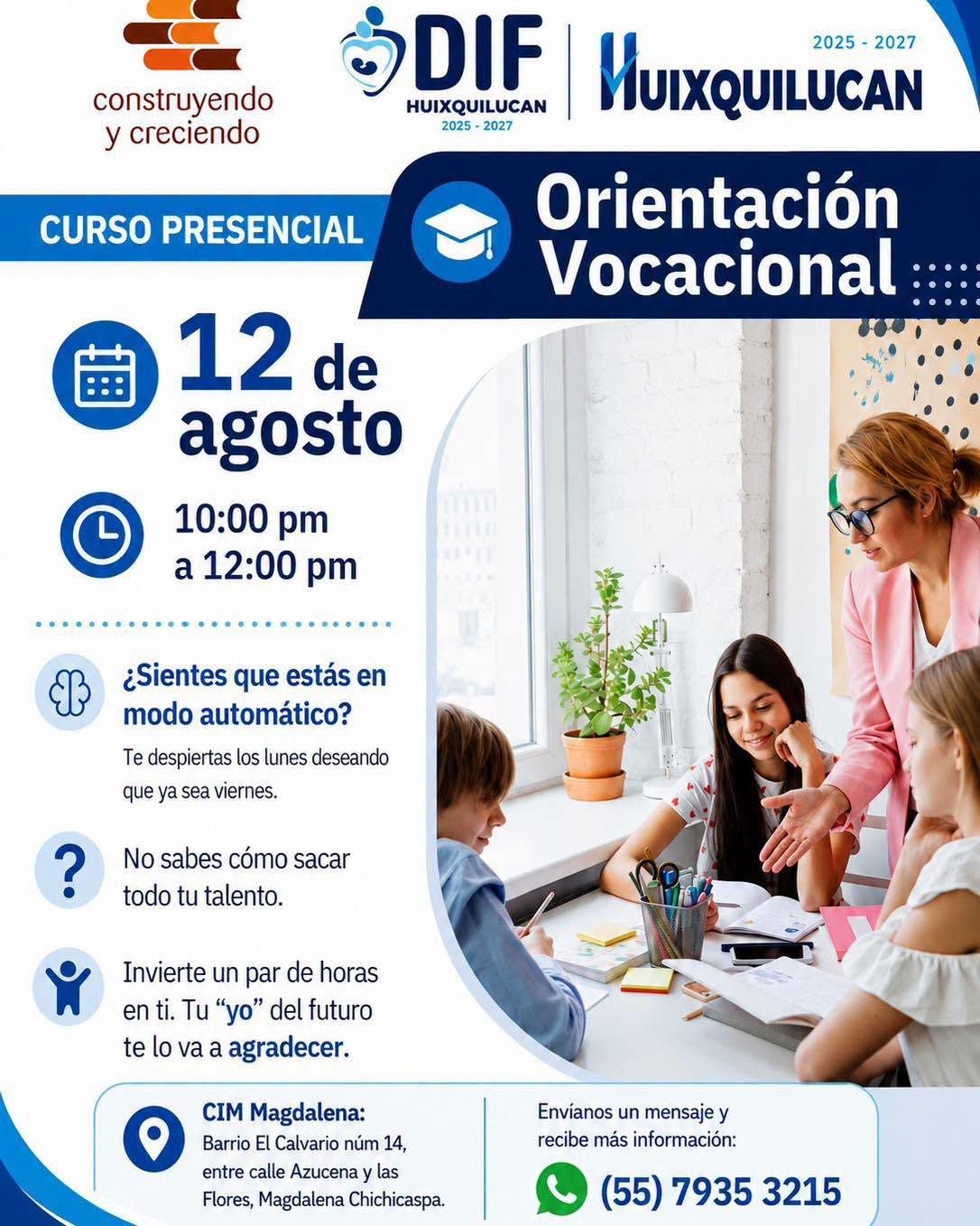 Curso Presencial de Orientación Vocacional