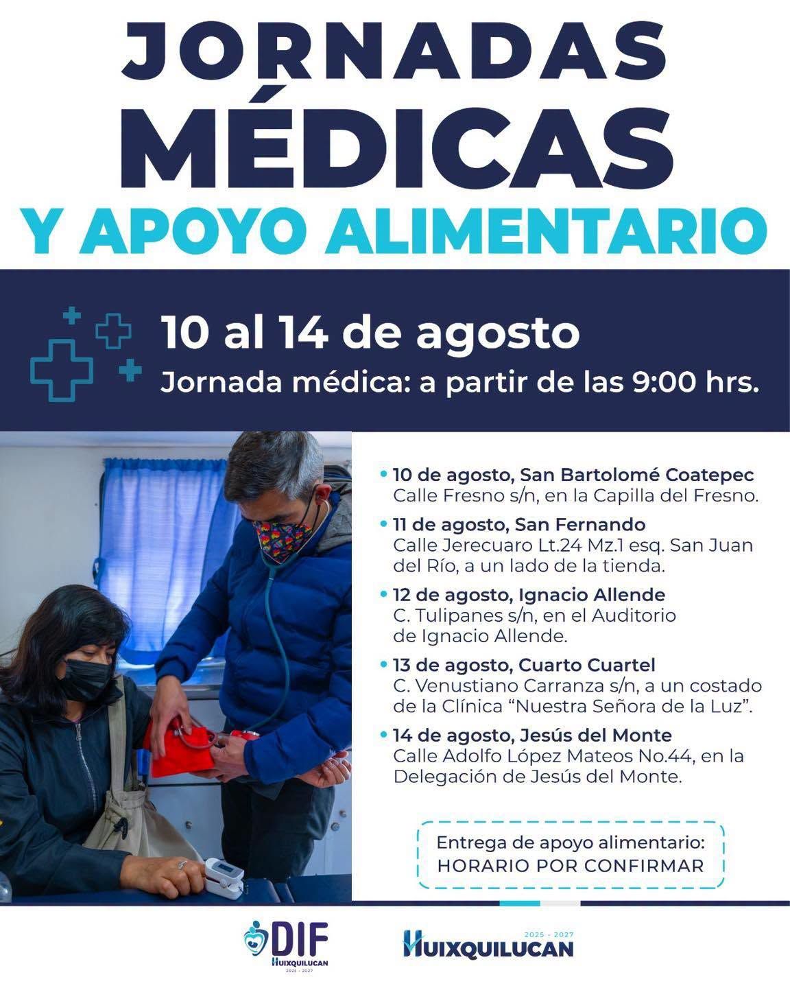 Jornadas Médicas y de Apoyo Alimentario