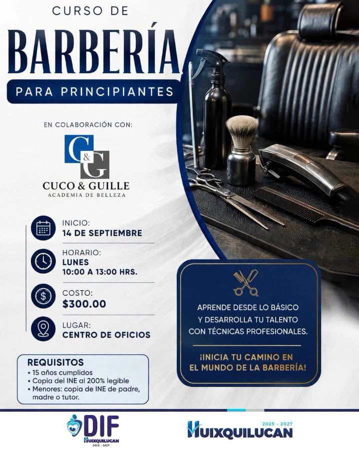 Curso de Barbería para Principiantes con Academia Cuco & Guille