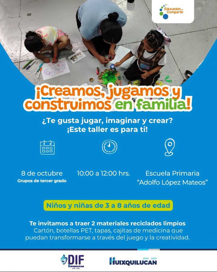 Taller de creatividad y juego para niñas y niños