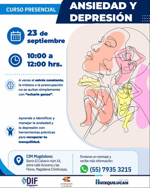 Curso Presencial Ansiedad y Depresión