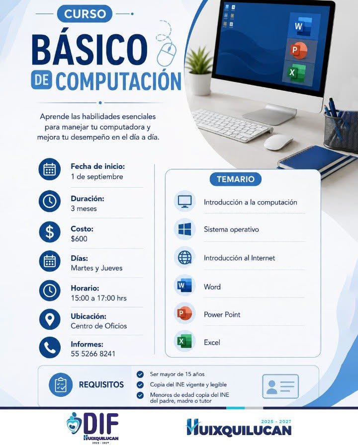 Curso Básico de Computación en el Centro de Oficios