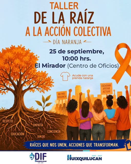 Taller De la raíz a la acción colectiva por el Día Naranja