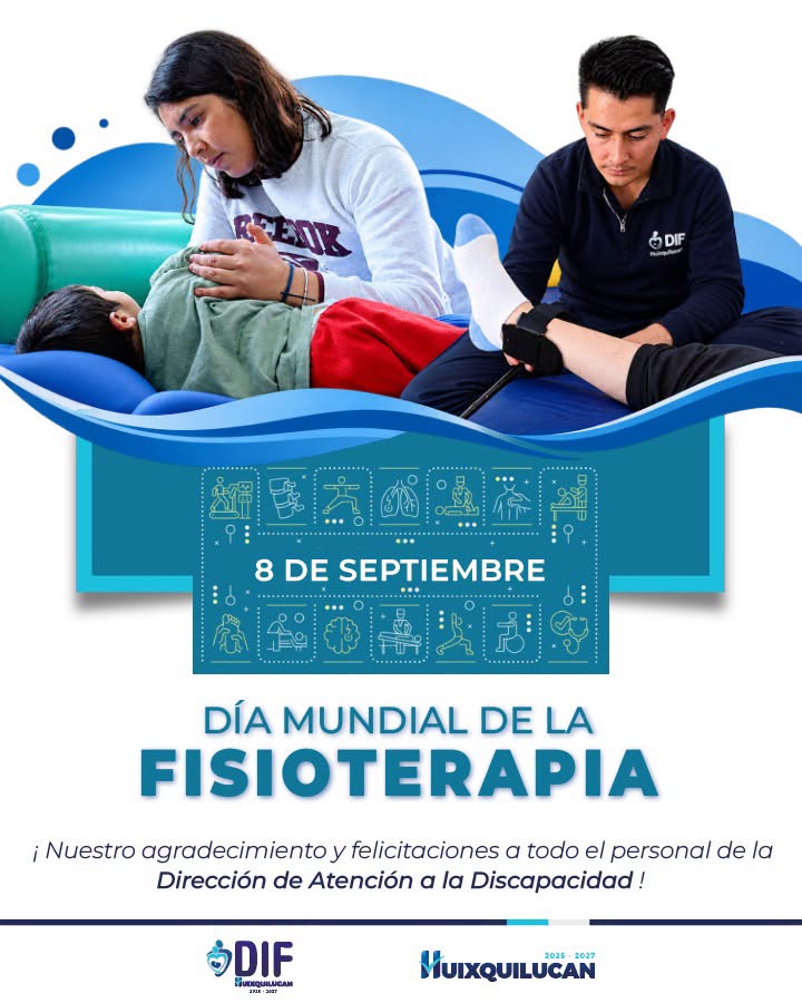 DIF Huixquilucan reconoce labor de fisioterapeutas en Día Mundial
